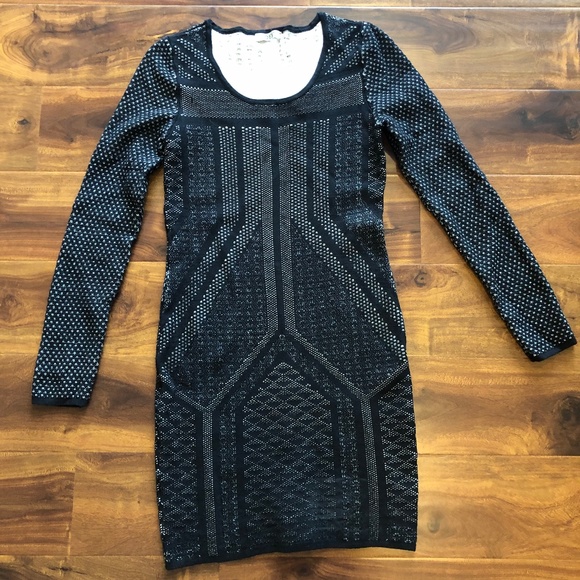 Dex black pattern dress - Picture 1 of 2